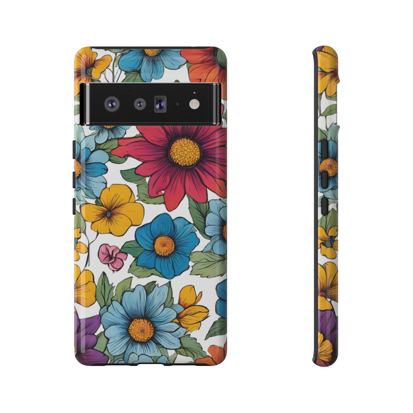 Floral Phone Case - for Apple, Samsung, and Google Phones