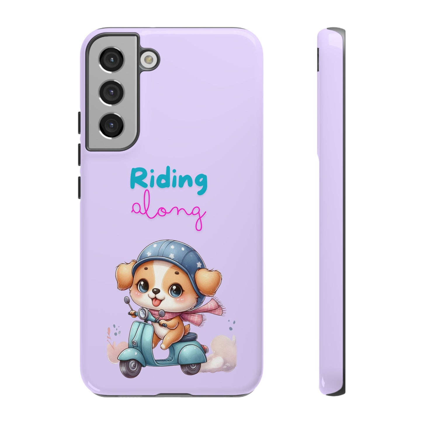 Purple Puppy Phone Case - for Apple, Samsung, and Google Phones