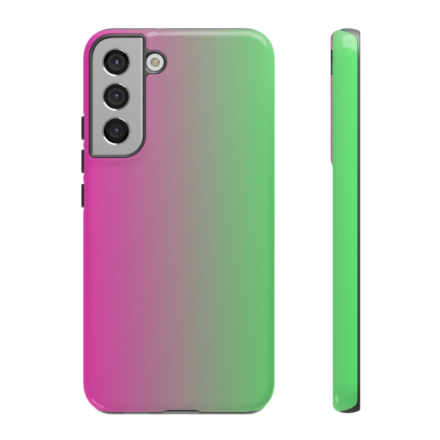 Ombre Pink and Green Phone Case - for Apple, Samsung, and Google Phones