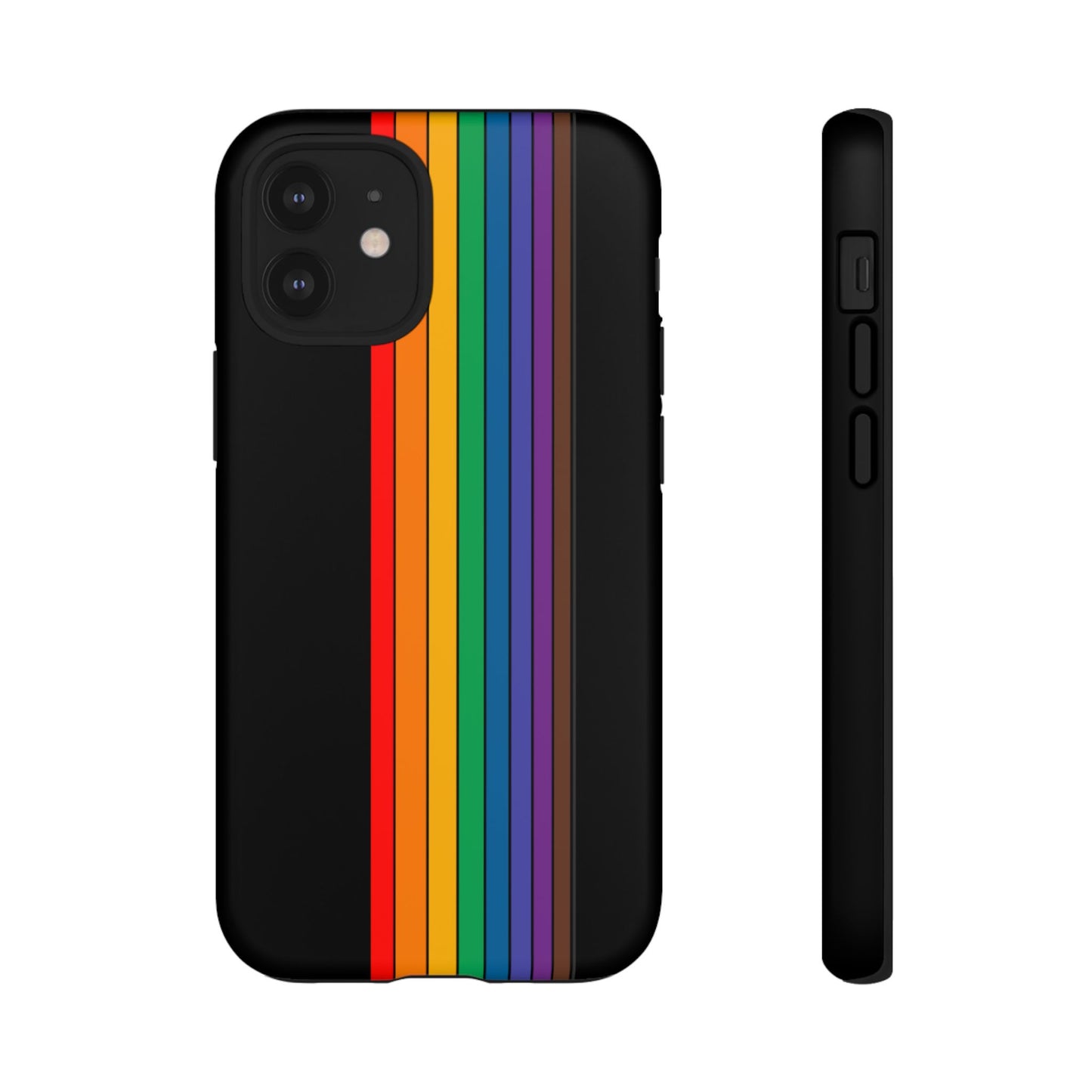 Rainbow Stripe Phone Case - for Apple, Samsung, and Google Phones