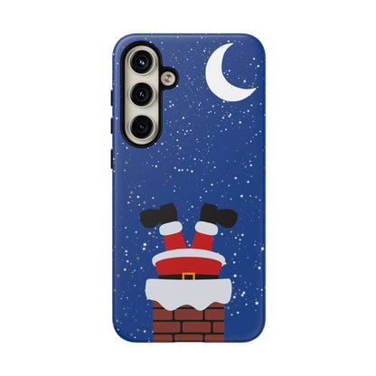 Stuck Santa Phone Case - for Apple, Samsung, and Google Phones