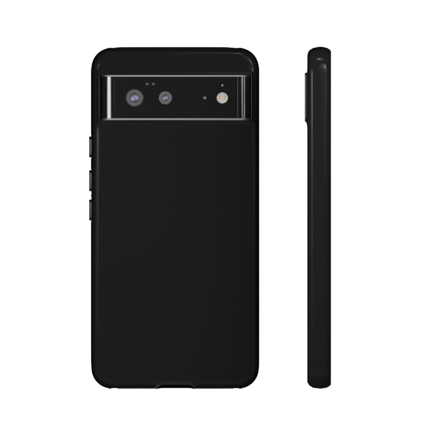 Black Phone Case - for Apple, Samsung, and Google Phones