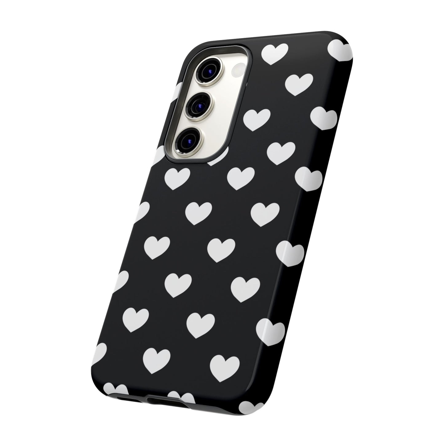 White Heart Phone Case - for Apple, Samsung, and Google Phones