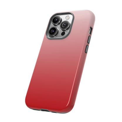 Ombre Crimson and Cream Phone Case - for Apple, Samsung, and Google Phones