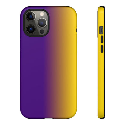 Ombre Purple and Gold Phone Case - for Apple, Samsung, and Google Phones